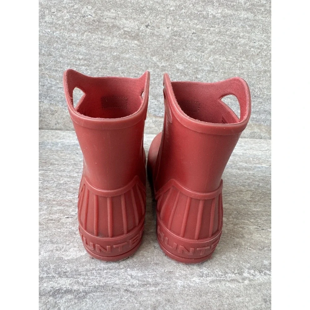 Hunter Youth Girls Rain Boots Red/Pink Size 13 UK 12 EU 31 Darling Rare! - Picture 6 of 9